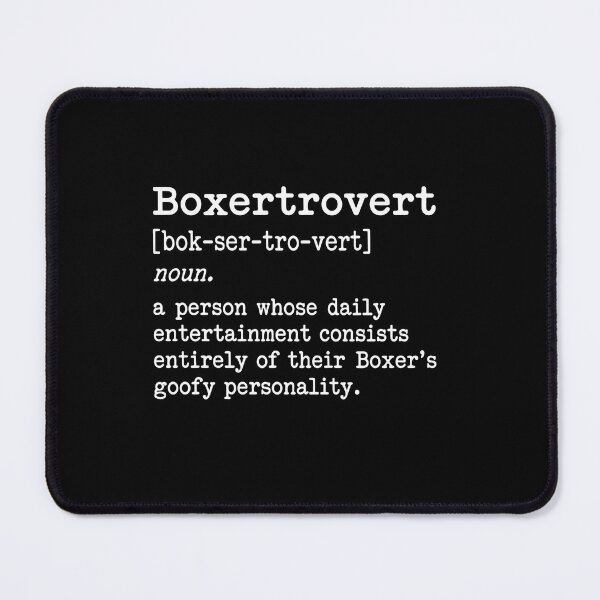 Item preview, Boxertrovert Boxer Dog Owner Pet Lover designed and sold by PopStars1993.