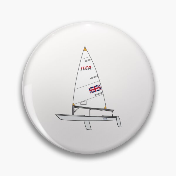 Item preview, ILCA 4 Sailing Dinghy with UK Flag designed and sold by SailWolf--.