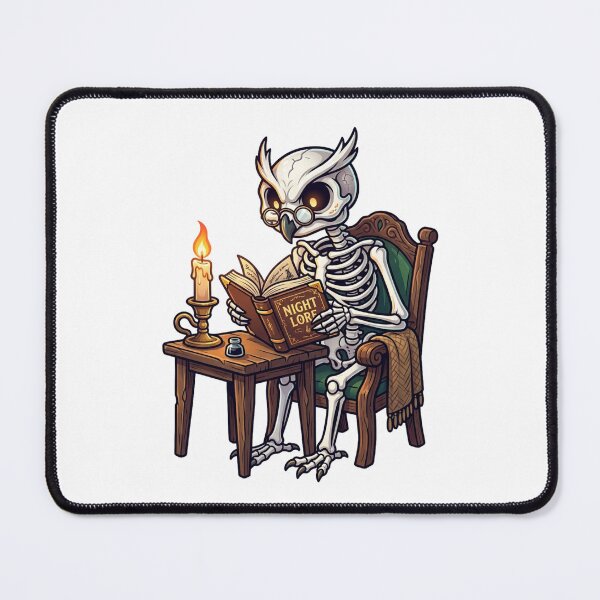 Item preview, Scholarly Skeleton Owl designed and sold by StickVerse by Owais.
