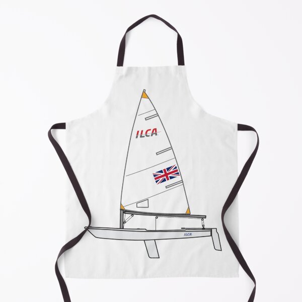 Item preview, ILCA 4 Sailing Dinghy with UK Flag designed and sold by SailWolf--.