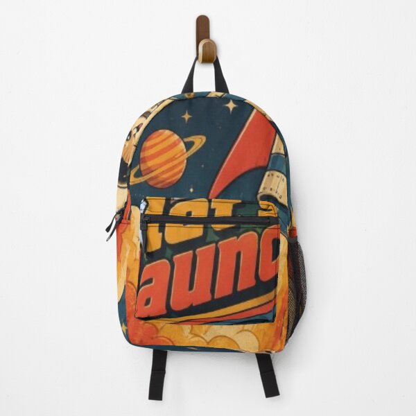 Item preview, Retro Space Cat Rocket Launch designed and sold by creativerooney.