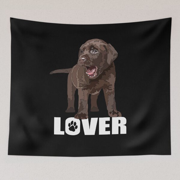 Item preview, Chocolate Labrador Puppy Lover designed and sold by Just-Arts-4U.