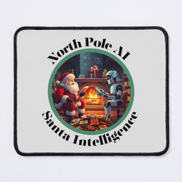 Item preview, North Pole Artificial Intelligence Santa Intelligence. designed and sold by MPC-Mince-Pies.