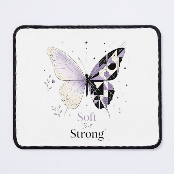 Item preview, Soft But Strong Butterfly | Geometric Purple Transformation Aesthetic designed and sold by dreamz-world.
