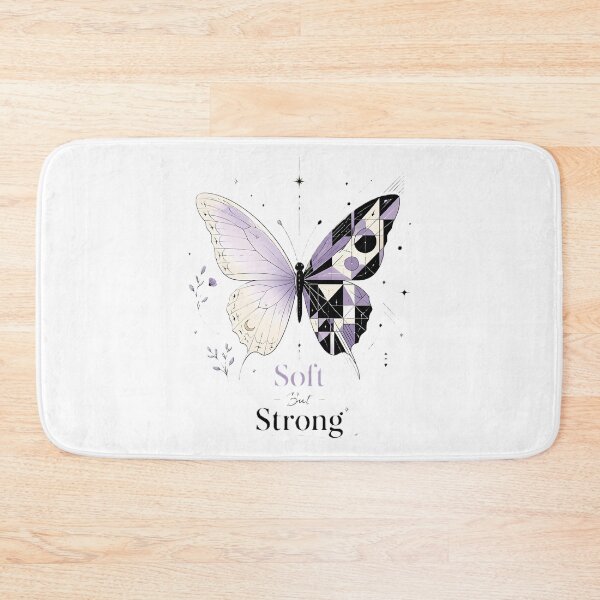 Item preview, Soft But Strong Butterfly | Geometric Purple Transformation Aesthetic designed and sold by dreamz-world.