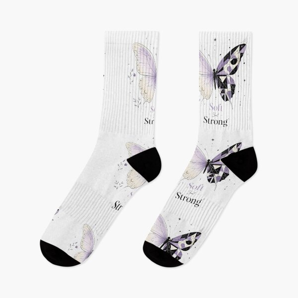 Item preview, Soft But Strong Butterfly | Geometric Purple Transformation Aesthetic designed and sold by dreamz-world.