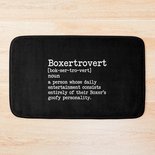 Item preview, Boxertrovert Boxer Dog Owner Funny Pet Lover Definition designed and sold by PopStars1993.