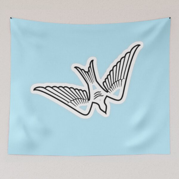 Item preview, Geometric Bird in Flight designed and sold by Dew Drop Designs.