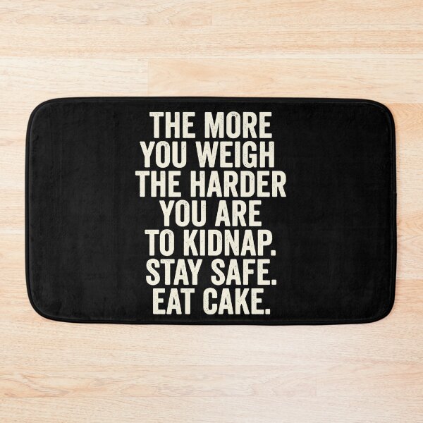 Item preview, Halloween Eat Cake Kidnap Safety Funny Quote designed and sold by d247.