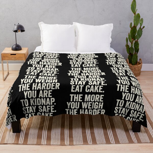 Item preview, Halloween Eat Cake Kidnap Safety Funny Quote designed and sold by d247.