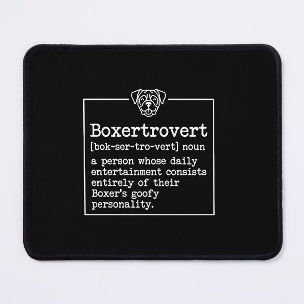 Item preview, Boxertrovert Boxer Dog Owner Funny Dog Lover Definition designed and sold by PopStars1993.