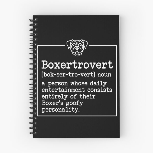 Item preview, Boxertrovert Boxer Dog Owner Funny Dog Lover Definition designed and sold by PopStars1993.