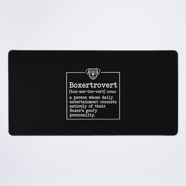 Item preview, Boxertrovert Boxer Dog Owner Funny Dog Lover Definition designed and sold by PopStars1993.