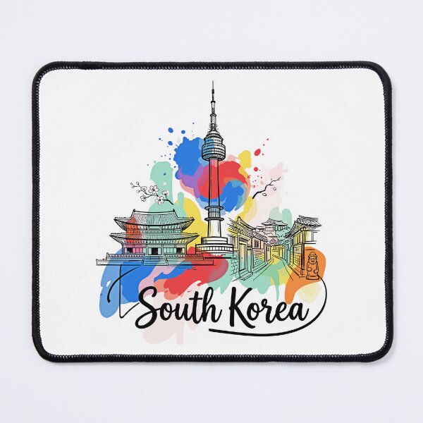 Item preview, Seoul South Korea: Colorful Travel Art designed and sold by EdwinkOne.