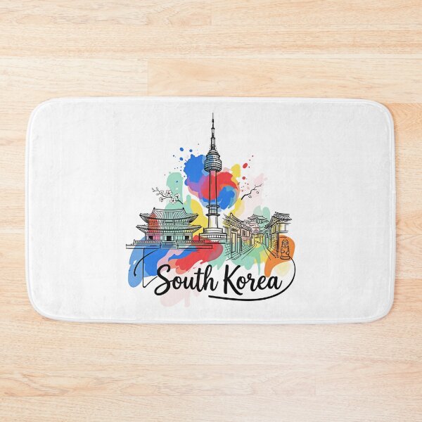 Item preview, Seoul South Korea: Colorful Travel Art designed and sold by EdwinkOne.