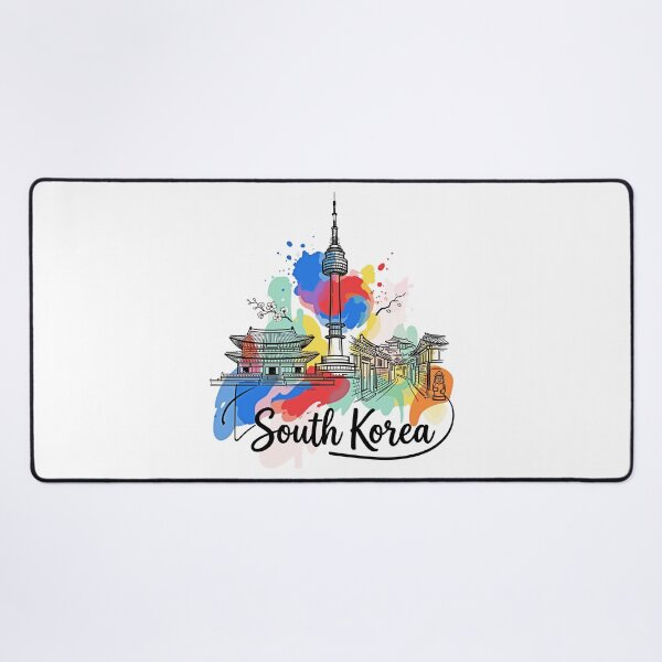 Item preview, Seoul South Korea: Colorful Travel Art designed and sold by EdwinkOne.