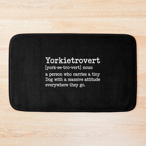 Item preview, Yorkietrovert Funny Yorkshire Terrier Owner Dog Lover designed and sold by PopStars1993.