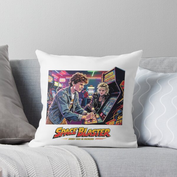 Item preview, Retro 80s Arcade Showdown Movie Scene Sci-Fi Art  designed and sold by HaighsTs.