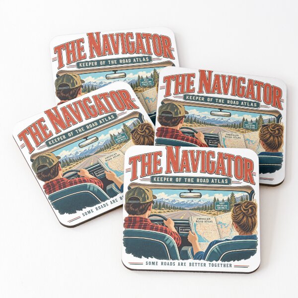 Item preview, The Navigator – Keeper of the Road Atlas designed and sold by Past in Threads.