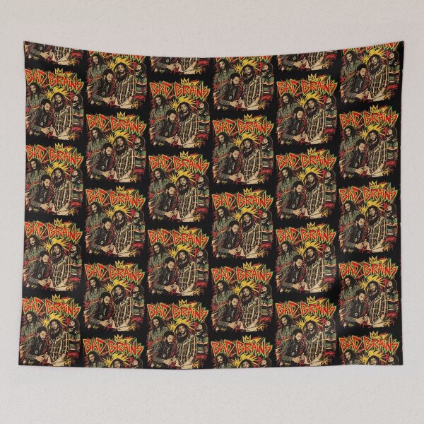 Item preview, Bad Brains Band – Vintage Hardcore Punk Reggae Rock Art designed and sold by SarcasmLounge.