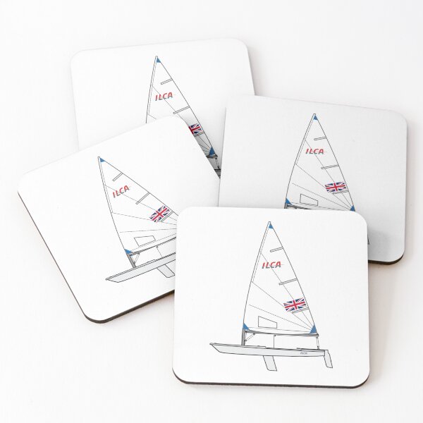 Item preview, ILCA 6 Sailing Dinghy with UK Flag designed and sold by SailWolf--.