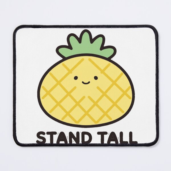 Item preview, Cute Pineapple Stand Tall Positive Affirmation Sticker designed and sold by xiaoxiaochibi.