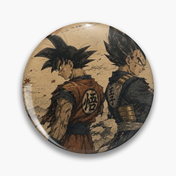 Item preview, Goku Vegeta Samurai Ukiyo-e Dragon Ball (HIGH-QUALITY)    designed and sold by ShawnMorrisDesigns.