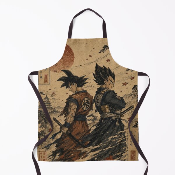 Item preview, Goku Vegeta Samurai Ukiyo-e Dragon Ball (HIGH-QUALITY)    designed and sold by ShawnMorrisDesigns.