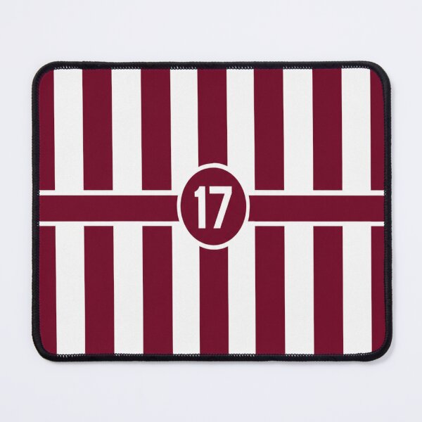 Item preview, Number 17 striped badge designed and sold by urbanshop7.