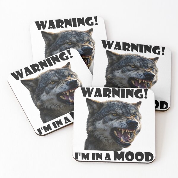 Item preview, In a Mood - Wolf designed and sold by Paw-rora.