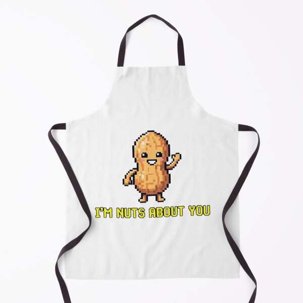 Item preview, I'm Nuts About You Cute Peanut Pixel Art designed and sold by Zyra_urs1.