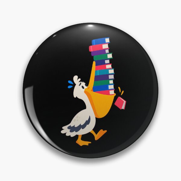 Item preview, Pelican loves to read designed and sold by The  Knick Knack Nook.
