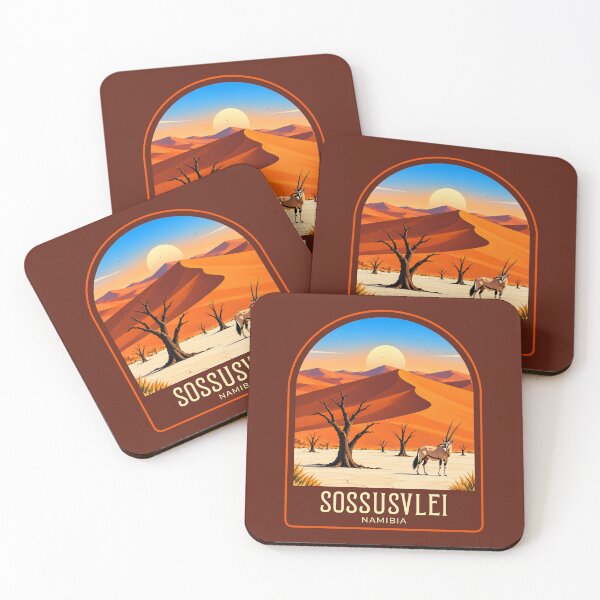 Item preview, Sossusvlei Vintage Travel Illustration designed and sold by HomeLivingCo.