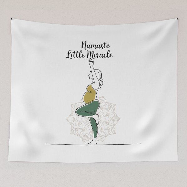 Item preview, Namaste Little Miracle Mustard Green Tree Piece designed and sold by 108stillness.