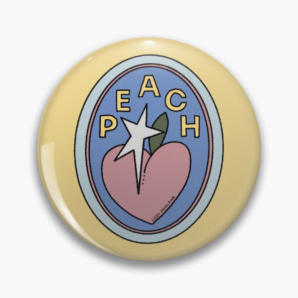 Item preview, lizzy mcalpine peach sticker designed and sold by ttsellsstuff.