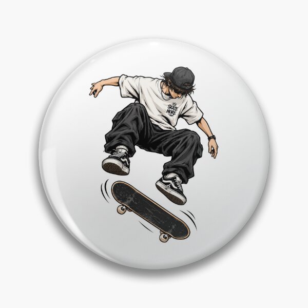 Item preview, Skate More Street Culture Kickflip Art designed and sold by WearTheVibe Store.