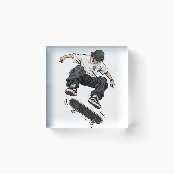 Item preview, Skate More Street Culture Kickflip Art designed and sold by WearTheVibe Store.