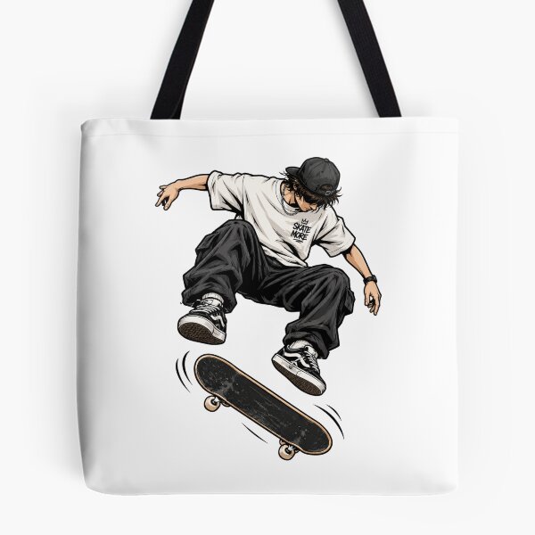 Item preview, Skate More Street Culture Kickflip Art designed and sold by WearTheVibe Store.