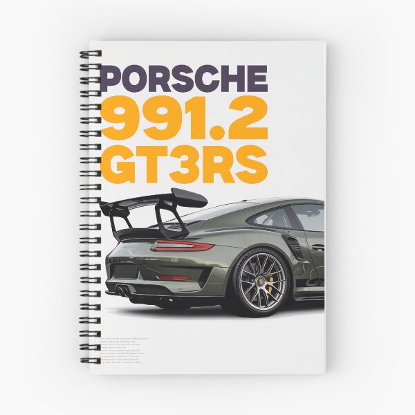 Item preview, Modern 991.2 GT3RS Yellow Typography designed and sold by OUTLAWND.