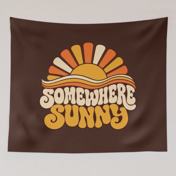 Item preview, Somewhere Sunny Retro Sunburst designed and sold by AndyGordon125.