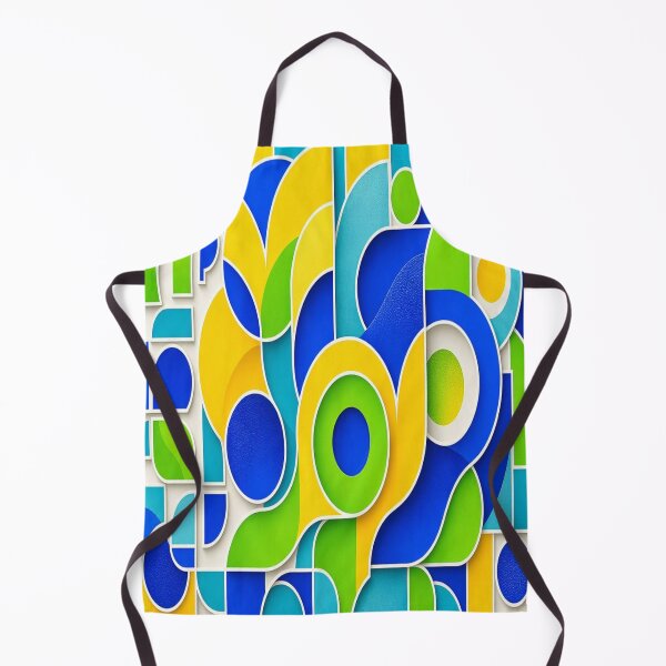 Item preview, 3D Ornate Golden Lion Heart Emblem & Geometric Pop Art Pattern designed and sold by Breezes-of-Ida.