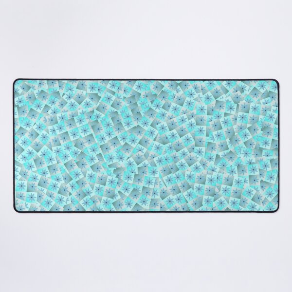 Item preview, Cyan flower gradient pattern - Product 0012  designed and sold by simplycolours.