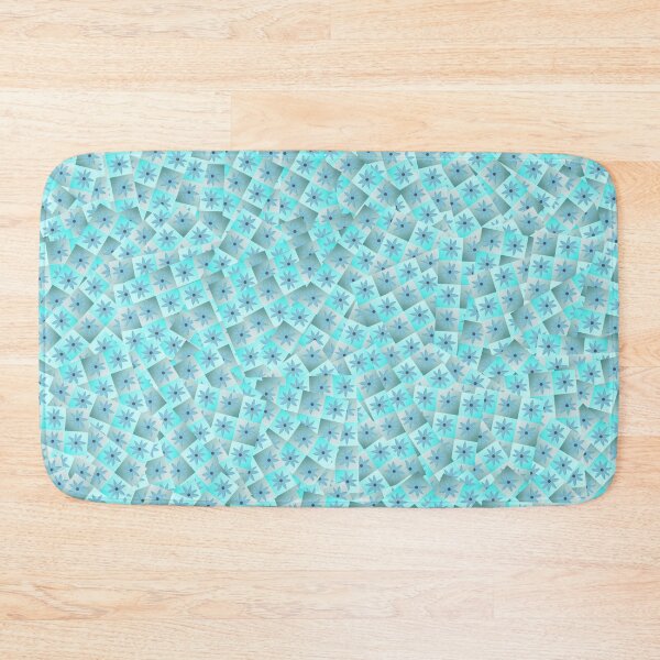 Item preview, Cyan flower gradient pattern - Product 0012  designed and sold by simplycolours.