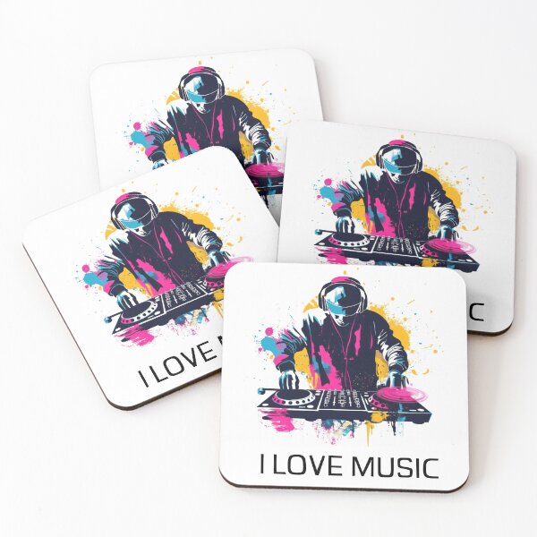 Item preview,  I LOVE MUSIC designed and sold by binmaster3000.