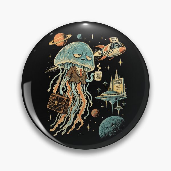 Item preview, Jellyfish Goes to Work designed and sold by SignumShop.