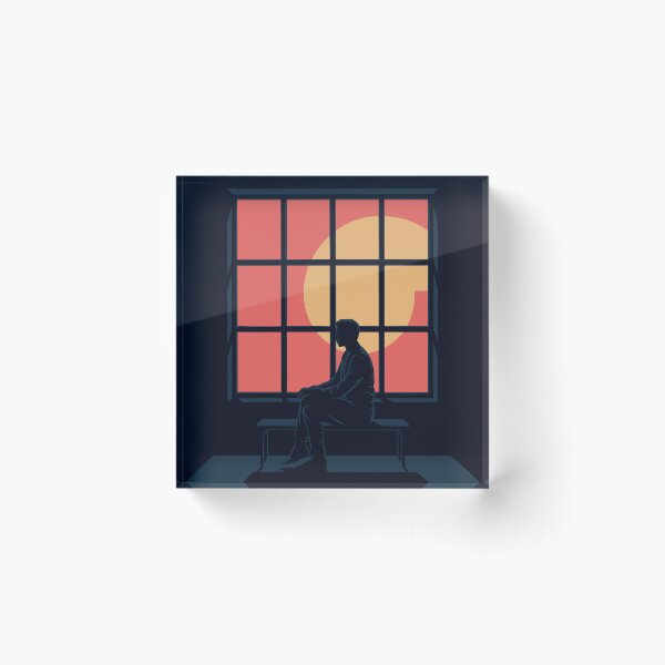 Item preview, Silhouette by the Sunset Window designed and sold by GundaKruse.