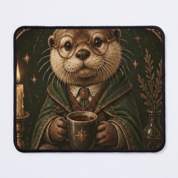 Item preview, Dark Academia Scholar Otter designed and sold by creativerooney.