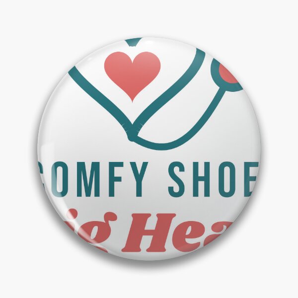Item preview, Comfy Shoes Big Heart Nurse Life Stethoscope designed and sold by Good Little Days.