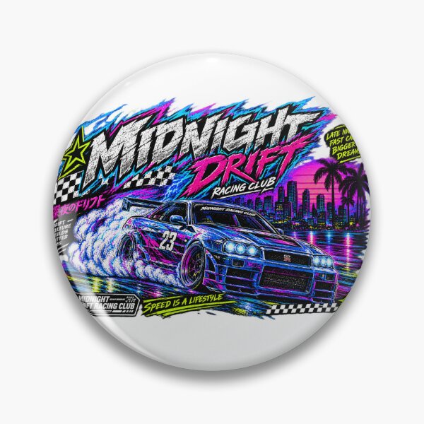 Item preview, MIDNIGHT DRIFT — Neon After Hours designed and sold by TheKingQuestion.