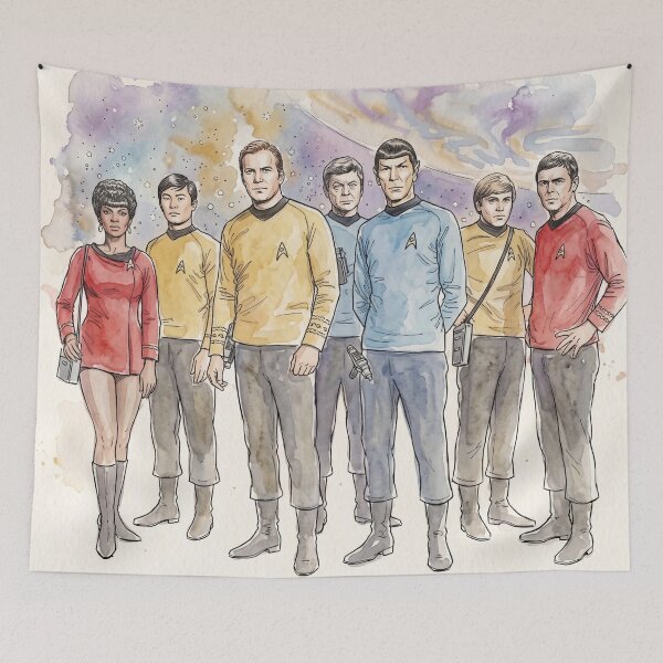 Item preview, Star Trek crew designed and sold by sid1802.